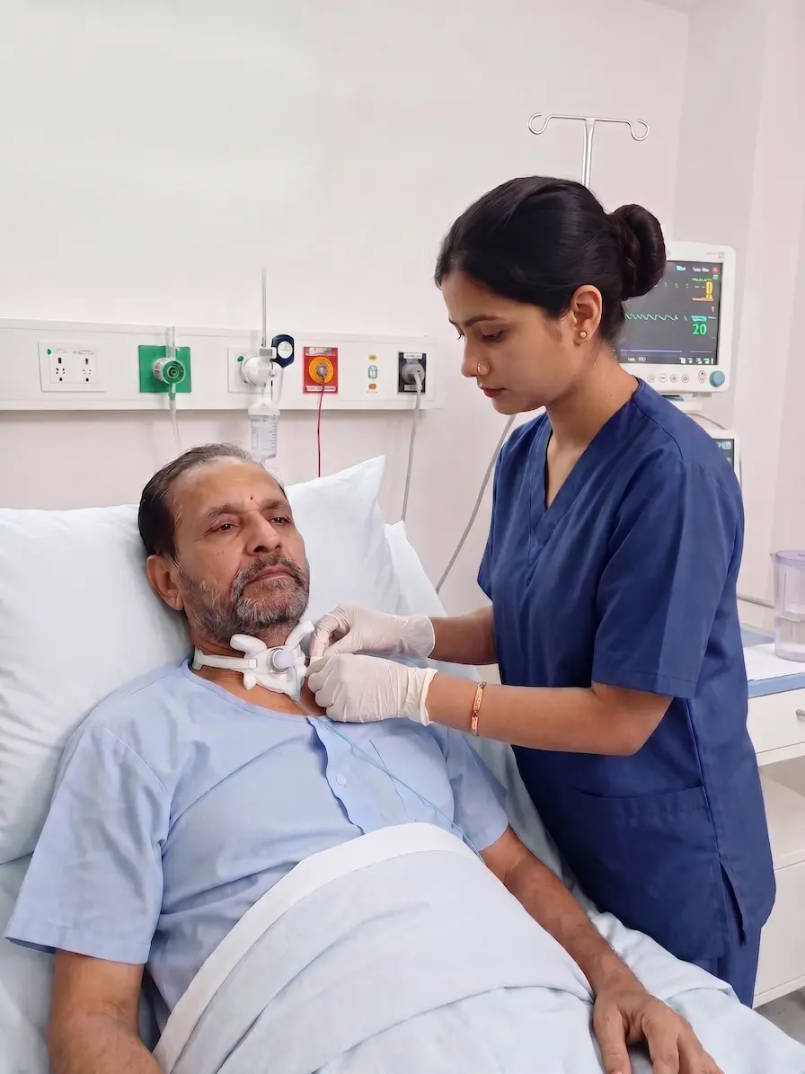 Tracheostomy care at home