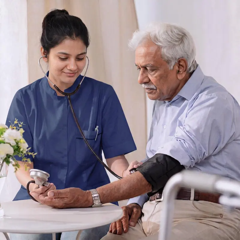 Vital signs monitoring at home