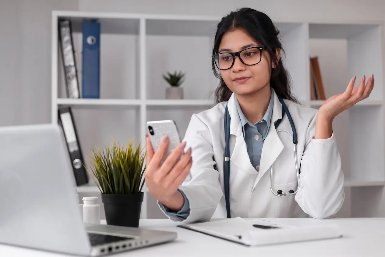 Follow-up care from a doctor, without leaving home